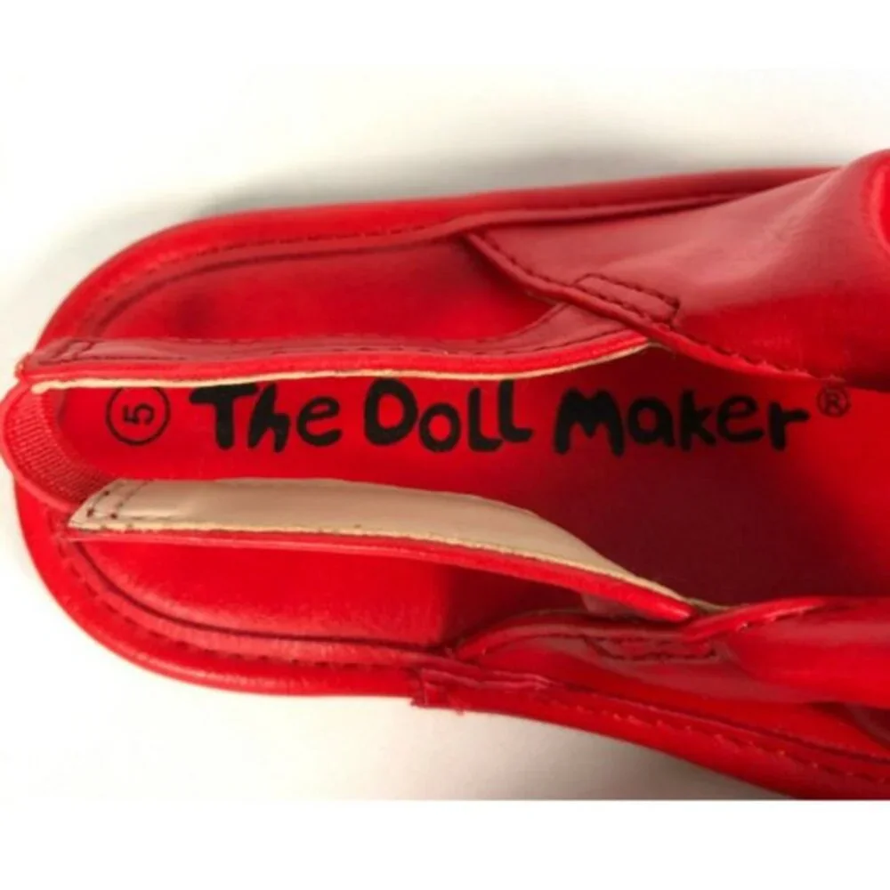 Toddler Girl Sandals Size 5 Lot 2‎ Bow Faux Leather NWOT Red Green
